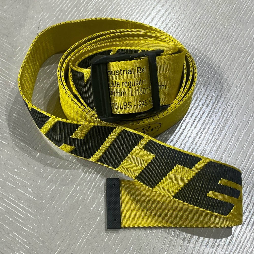 OFF WHITE INDUSTRIAL BELT